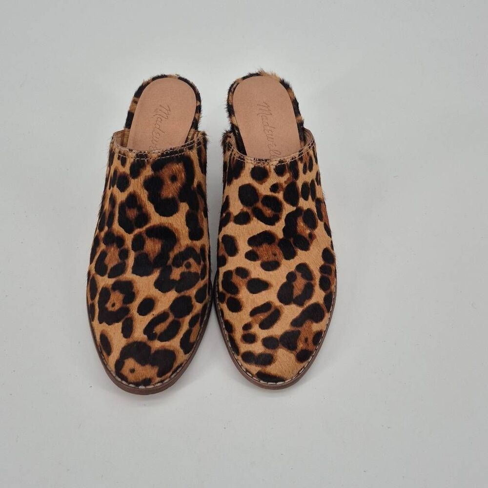 Madewell Cow Hair Upper Women's Size 6.5 Heels Mule Clogs - Picture 2 of 7